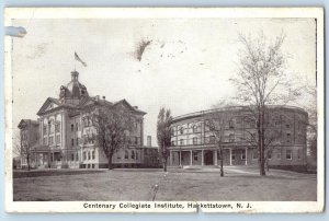 1934 Centenary Collegiate Institute Building Hackettstown New Jersey NJ Postcard