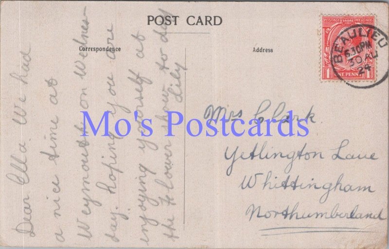 Genealogy Postcard - Clark, Yetlington Lane, Whittingham, Northumberland GL2099