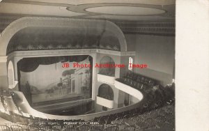 NE, Pawnee City, Nebraska, RPPC, Opera House Theatre Interior View, Photo