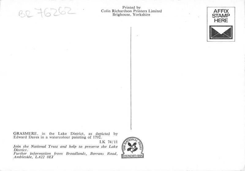 BR76262 grasmere in the lake district   uk