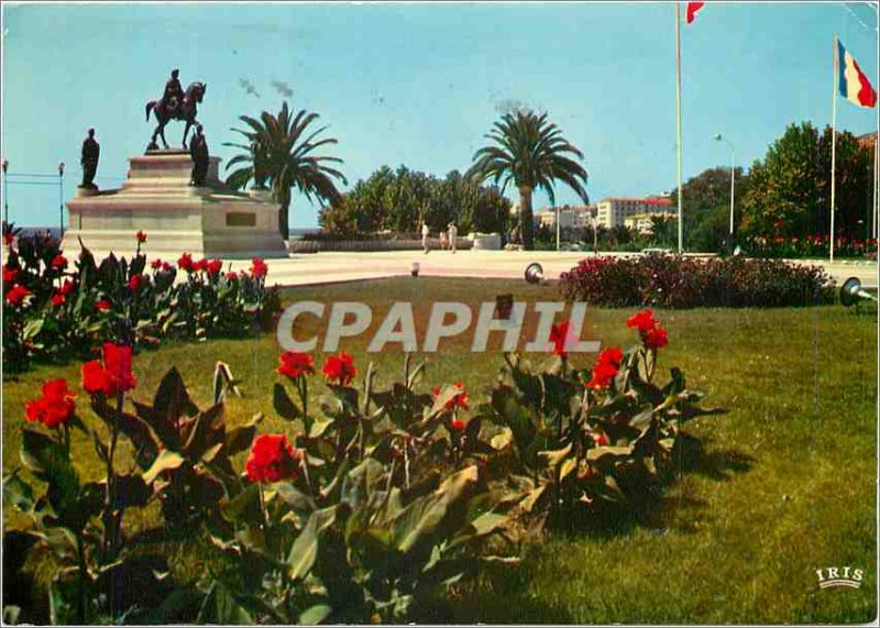 Modern Postcard Ajaccio The Statue of Napoleon 1st and his four brothers Plac...