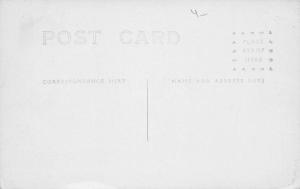 Springfield Vermont~Trees Behind Wood Fence Railing on River Rd RPPC c1910