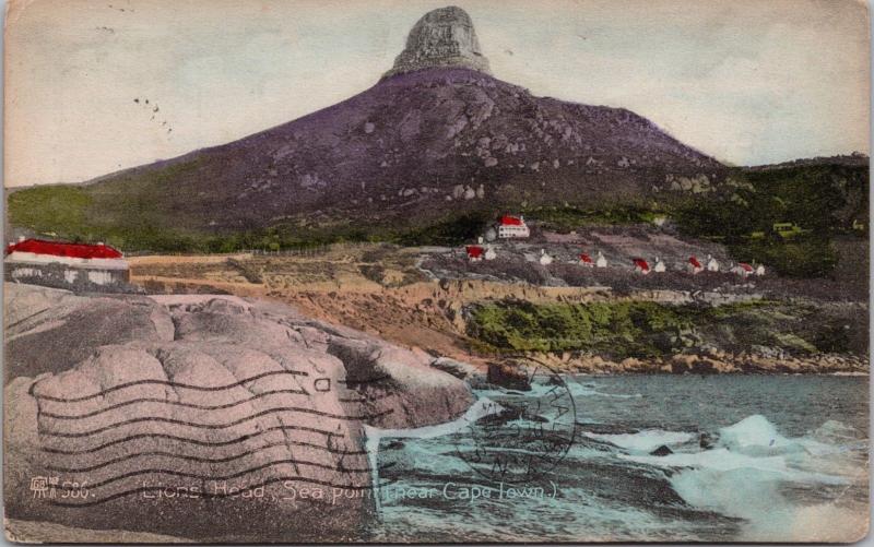 Lions Head Sea Point (near Cape Town) South Africa c1907 Postcard E32