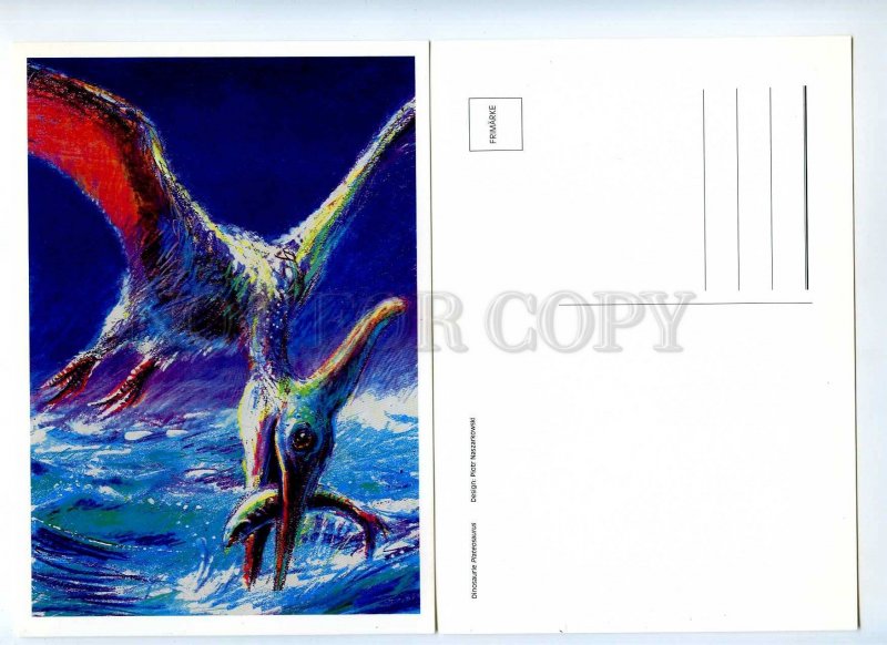 293891 SWEDEN 1992 y DINOSAURS set of 3 postcards in original COVERS w/ stamps