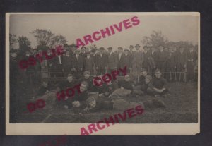 St. Paul MINNESOTA RPPC c1910 FOOTBALL TEAM Luther Seminary PHALEN PARK MN