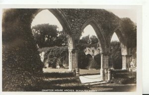 Hampshire Postcard - Chapter House Arches - Beaulieu Abbey - Ref TZ9132