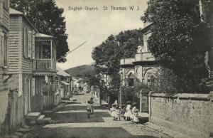 danish west indies, St. THOMAS, English Church (1910s)