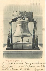 Postcard Pennsylvania Philadelphia Liberty Bell Rotograph undivided 23-1957 