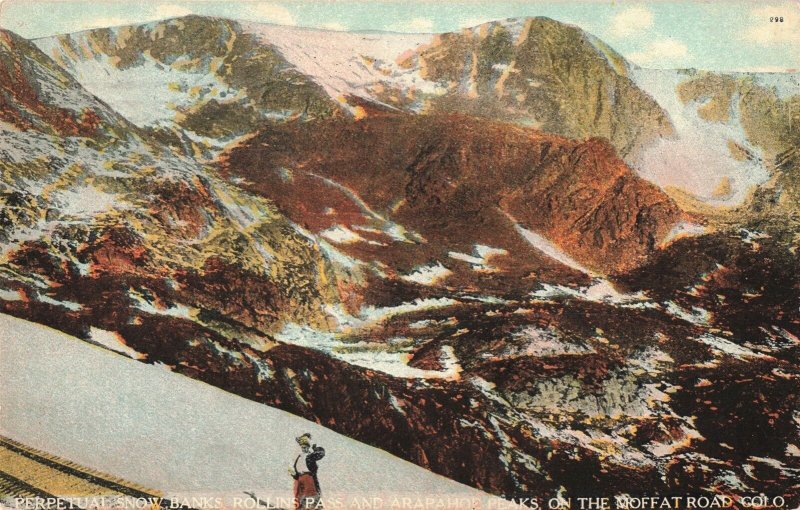 1910 Rollins Pass Moffat Road Colorado Postcard 2R5-437 