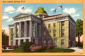 North Carolina Raleigh The State Capitol 1956