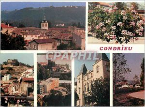 Modern Postcard Condrieu (Rhone) Vue Generale The Village at the foot of Fort...