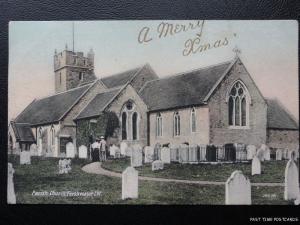 c1906 - 'A Merry Xmas' - Parish Church Freshwater Isle of Wight