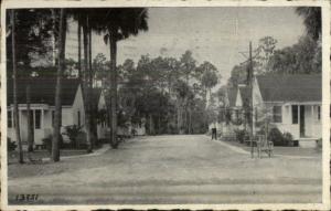 Daytona Beach FL Stickles Villas Route 1 Postcard