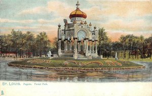 ST LOUIS, Missouri MO  ~ PAGODA In FOREST PARK   ca1910's Raphael Tuck Postcard