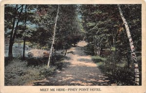 Tolson Maryland Piney Point Hotel Greetings Vintage Postcard AA87437