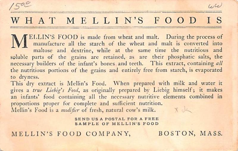 The Town Doctor, Mellin's Food Advertising Unused 