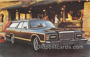 1977 Ford LTD Country Squire Wagon 1976 Missing Stamp Auto, Car Unused 