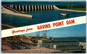 M-35071 Greetings from Gavins Point Dam Nebraska-South Dakota