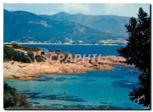 Postcard Modern Couluers and Lumiere France Corsica Sagone Oasis Beauty Creek...