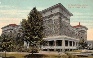 BATTLE CREEK, Michigan  THE SANITARIUM ANNEX & GROUNDS  1913 MI Postcard