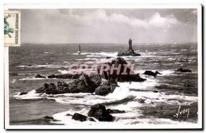 Old Postcard Raz (Finistere) The La Vieille off the & # 39ile Sein