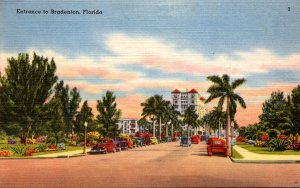 Florida Bradenton Entrance Looking South 1953