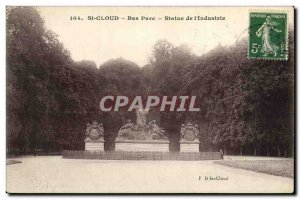 Postcard Old Saint Cloud Down Park The Statue Industry