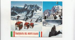 BF33007 traversata del monte bianco cable train italy   front/back image