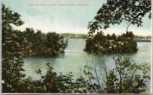 1000 Islands near Gananoque Ontario ON c1909 Postcard H6