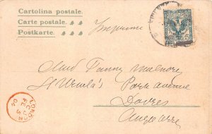 A649 Italy 1904 Firenze Florence Tergo di Borgo S Jacopo postcard