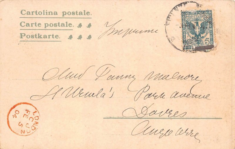 A649 Italy 1904 Firenze Florence Tergo di Borgo S Jacopo postcard