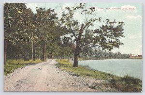 State~Drive Along Orchard Lake & Beautiful Nature Scenery In Michigan~Vintage PC 