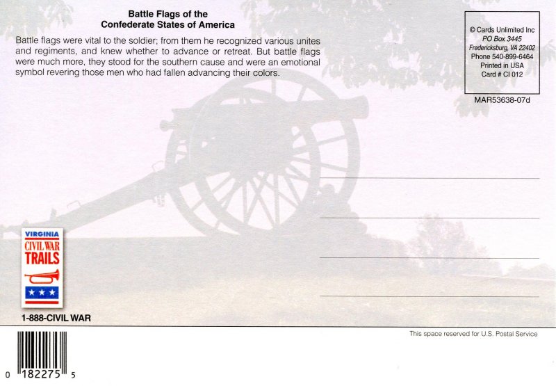 Confederate Battle Flags, 1861-1865