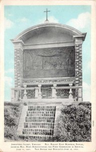 Jamestown Island Virginia Rev Robert Hunt Memorial Shrine Postcard AA83152