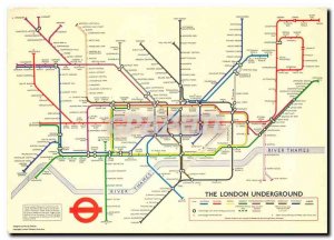 Modern Postcard The London Underground