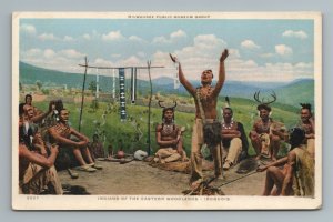 Milwaukee Public Museum Group Iroquois Wisconsin Postcard