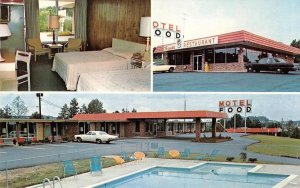 BULLDOG INN Commerce, Georgia Swimming Pool Roadside c1970s Vintage Postcard