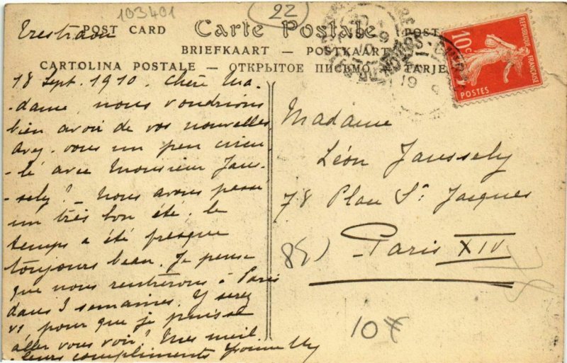 CPA LANNION - Vieille Maison (103401)