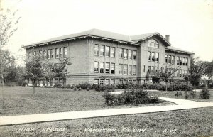 RPPC Postcard; High School, Yankton SD, LL Cook Co. 3109 Unposted 1930s