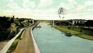 c1910 The Speedway & Washington Bridge. New York. Postcard F74 