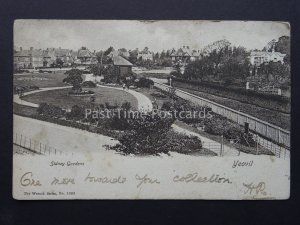 Somerset YEOVIL Sidney Gardens c1904 Postcard by The Wrench Series 1902