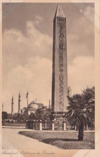 Turkey Stamboul Obelisque de Theodos