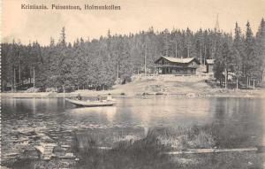 Kristiania Norway Peisestuen Holmenkollen Antique Postcard J79092