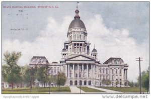 Illinois Springfield State Capitol Building 1909