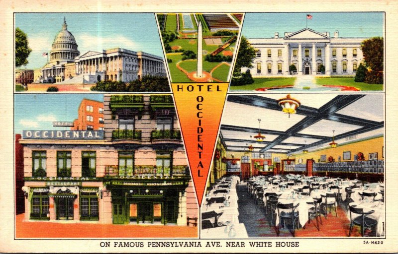 Washington D C Hotel Occidental Multi View Curteich