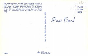 First Unitarian Society Frank Lloyd Wright - Madison, Wisconsin WI