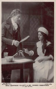 BRITISH THEATRE~GERTRUDE ELLIOTT-FORBES ROBERTSON~OF MICE AND MEN~PHOTO POSTCARD