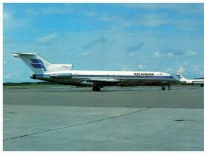 Icelandair Boeing 727 208 Airplane Postcard