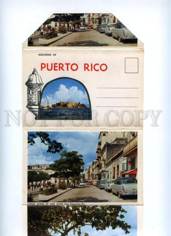 168092 PUERTO RICO Enchanted Island Views AIRPORT old Booklet