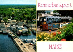 Maine Kennebunkport Aerial View and Trolley
